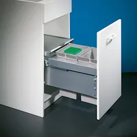 Naber Cox® Base 360 S/400-2, mit Biodeckel, hellgrau, H