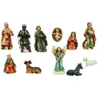 Dekoprojekt Scheuerer Krippenfiguren Figurensatz, 5 cm, 11 Teile
