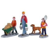 Lemax - Morning Chores 02922 Figur Weihnachtsdorf Winterdorf