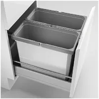 Naber Cox® Box 2T 450-2. Abfallsammler, hellgrau. - Mülleimer