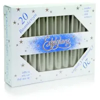 Wiedemann Baumkerzen 20 St. Silber 96x13 mm