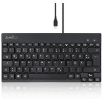 Perixx PERIBOARD-426 USB Mini Tastatur mit flachen Tasten, 11666