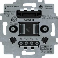 Busch-Jaeger LED-Tastdimmer-Einsatz flex 1fach UP, LED, 3-240VA (64851U)