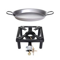 ALLGRILL Hockerkocherset mit Paella-Pfanne (404014)