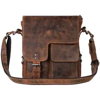 GREENBURRY Vintage Messenger Bag Brown