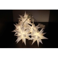FHS International LED Lichterkette mit 3D Sternen