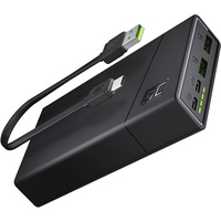 Green Cell Powerbank 20000 mAh Quick Charge LiPo Schwarz