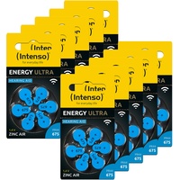 Intenso Energy Ultra Hörgeräte Batterien Zink-Luft A675 (60 Stk.,