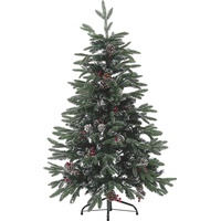 Beliani Künstlicher Weihnachtsbaum mit Schnee bestreut 120 cm