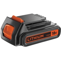 Black & Decker BLACK+DECKER Ersatzakku 18 V/1.5 Ah, Lithium-Ionen-Akku