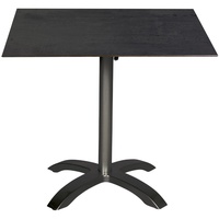 ACAMP Bistrotisch 80 x 80 x 74 cm Anthrazit