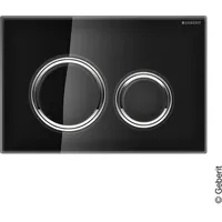 Geberit Sigma21 Betätigungsplatte Glas schwarz