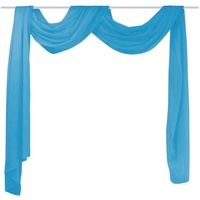 VidaXL Dünner Voile Querbehang 140 x 600 cm türkis