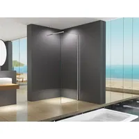 BuyLando.Shop BuyLando LiLy 50x200cm Walk in Duschwand Duschabtrennung Klarglas