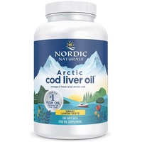 Nordic Naturals Arctic Cod Liver Oil, 180 Softgels, Lemon
