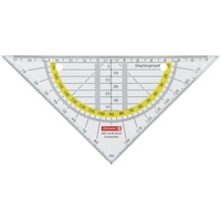 Brunnen 104975201 Geometrie-Dreieck / Geodreieck (für Schule und Büro,