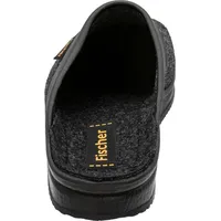 Fischer Andy, Herren Pantoffeln, Schwarz (anthrazit 205), 44 EU