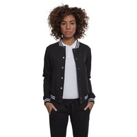URBAN CLASSICS College Sweatshirt Jacke Black XL