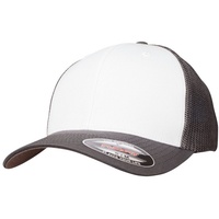 Flexfit Mesh Colored Front Cap darkgrey/white/darkgrey, S/M