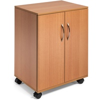Durable Multifunktionswagen 74/53 geschlossen, Buche, 311547