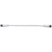 Axing Patch-Kabel F-Stecker 0,2 m Weiß