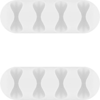 Goobay Kabelmanagement 4-Slots, weiß,