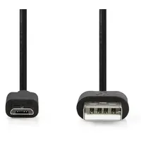Nedis USB-Kabel USB 2.0 | Micro-B-Stecker, 5 m Schwarz