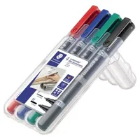 Staedtler Lumocolor duo Permanentmarker farbsortiert 0,6 - 1,5 mm