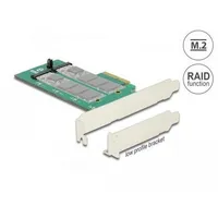 DeLock PCIe x1 > 2 x M.2 Key B,