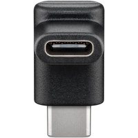 Goobay 55556 USB-C auf USB-C 90° gewinkelter OTG Adapter
