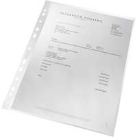 Leitz Prospekthüllen Recycle 4791 DIN A4 transparent genarbt 0,10