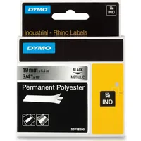Dymo Label Band IND 18487 (S0718200) schwarz auf silber
