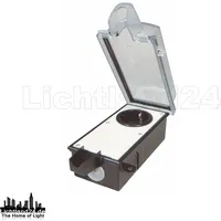 Inter Bär EL IB 901500201 - Abschließbare Außensteckdose IP44,