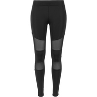 URBAN CLASSICS Ladies Tech Mesh Leggings in black -