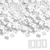 Simba Blox, 1000 4er Steine weiß 104114119