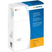 Herma Adressetiketten weiß 500 Blatt (500 Etiketten) 4332