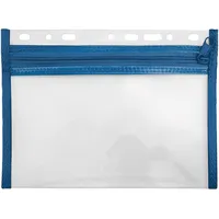 Veloflex Reißverschlussbeutel VELOBAG® transparent/blau 0,3 mm, 1 St.