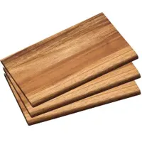 KESPER Frühstücksbrett Set 3-teilig Akazienholz | Brotzeitbrett | pflegeleicht
