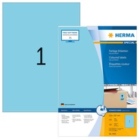 Herma Etiketten A4, hellblau, 100 Blatt (100 Etiketten) 4403