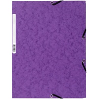 Exacompta Eckspannermappe, DIN A4, Karton violett