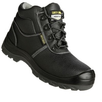Safety Jogger BESTBOY S3 Stiefel, Unisex, Echt Leder, schwarz,