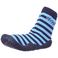 Playshoes Unisex Kinder Aquasocken Wassersportschuh Aquasocken, 174802, Marine Streifen