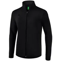 Erima Unisex Basic Sweatjacke, Schwarz, XL