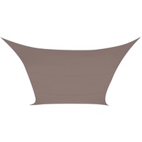 Perel Sonnensegel rechteckig 4 x 3 m Taupe
