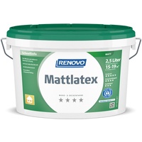 Renovo Mattlatex Weiß 2,5 l