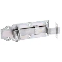 GAH Alberts Schlossriegel 120 x 44 gekröpft mit Schließblech
