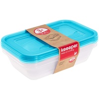 KEEEPER Frischhaltedose Fredo Fresh 2,4 Liter, eckig blau