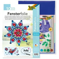Folia Fensterfolie transparent 10 Blatt