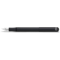 KAWECO Füller LILIPUT, Feder F, aus Aluminium, schwarz