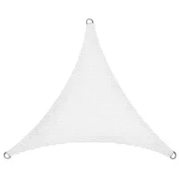 Estexo Sonnenschutzsegel Sonnendach Sonnenschutz UV-Schutz HDPE Weiß (dreieck)